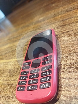 Red handphone nokia