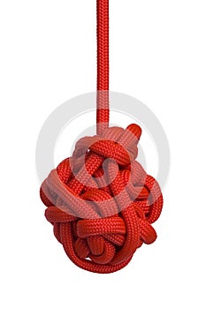 Red Hanging Knot photo