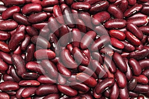 Red haricot beans background