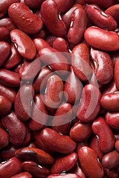 Red haricot beans background