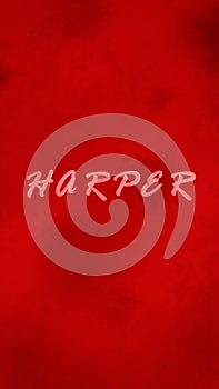 Red Harper Mobile Wallpaper