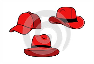 Red hat design illustration