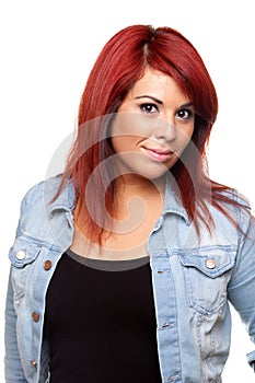 Red Head Woman Portrait photo