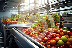 Red healthy market vegetables store organic fresh fruit grocery food background