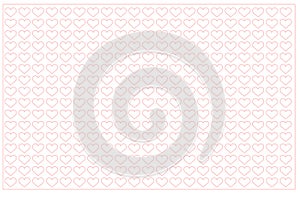 Red heart shape symbol love, Valentine Day, pattern for background