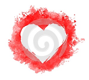The red heart symbol.