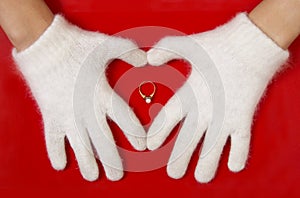 Red heart symbol