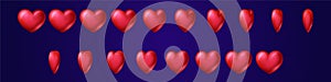 Red heart turn around game animation sprite sheet