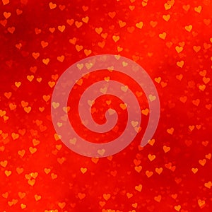 Red hearts background