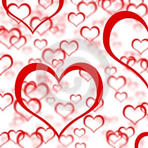 Red Hearts Background