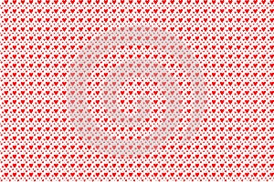 Red hearts seamless pattern background