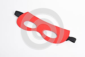 Red Hero Mask Isolated