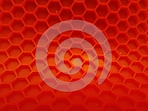 Red Hexagon backdrop with fade