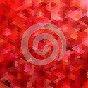 red hexagon vector abstract geometric background. layout for presentation. eps 10