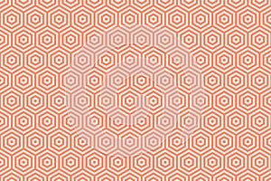 Red hexagonal honeycomb pattern