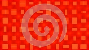 Red hi-tech cg pattern of geometry boxes - randomization - abstract 3D rendering