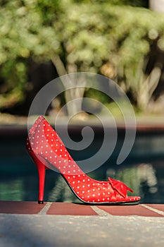 Red High Heel - Right Side