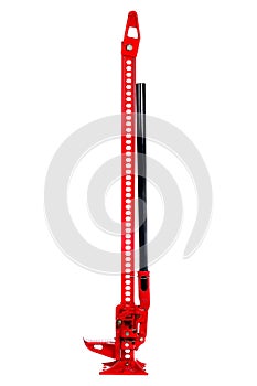 Red high lift jack