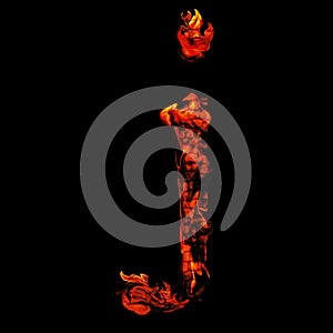 Red hot burning fire font in red and orange flames