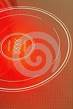 Red hot ceramic hotplate