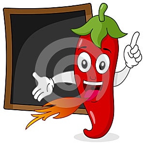 Red Hot Chili Pepper Recipe Blackboard