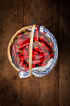 Red Hot Chili Peppers in Basket