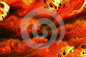 Red-hot fire, abstract fantasy background