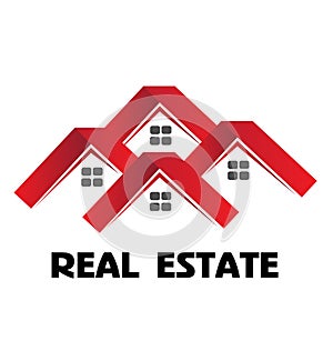 Red houses logo photo