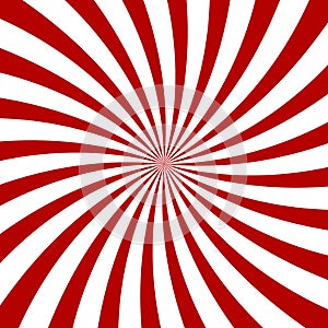 Red Hypnosis Spiral Pattern. Optical illusion. photo