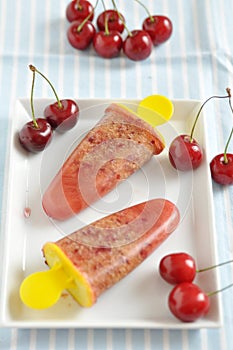 Red Ice Popsicles