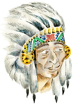 Red Indian chief