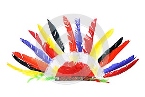 Red Indian Party Headgear