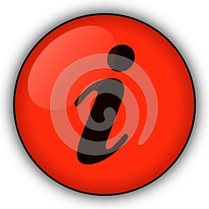 Red information button