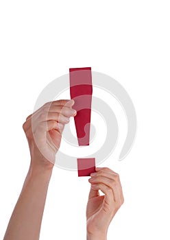 Red Interrogation Mark