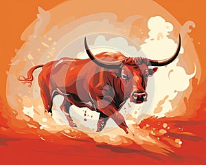 red irritating bull and smoke red irritating bull and smoke irritating bull smoke bull red