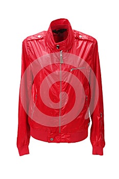 Red Jacket on Ghost Mannequin