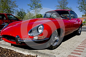 Red Jaguar E-Type img