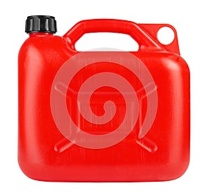 Red jerrycan