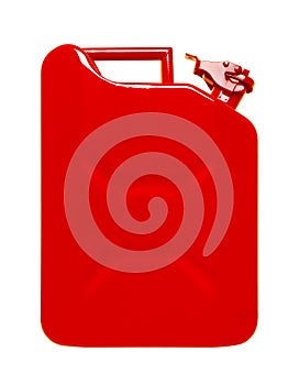 Red jerrycan