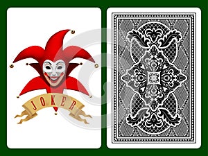 Red Joker playing card