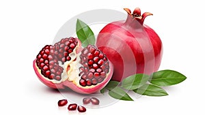 red juicy pomegranate