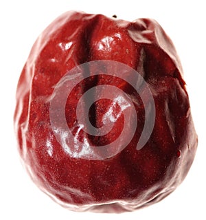 Red jujube isolated