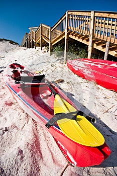 Red Kayak