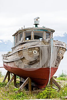 Red Keel on Dry Dock