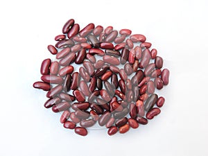 The red kidney bean is a variety of the common bean (Phaseolus vulgaris).