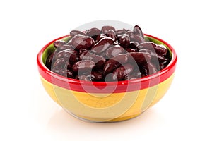 Red kidney beans in a dish