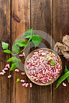 Red kidney beans. Haricot bean