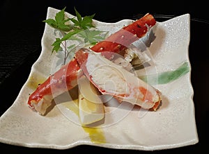 Red king crab seafood