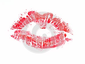 Red kiss photo
