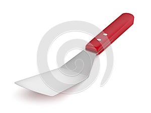 Red kitchen spatula